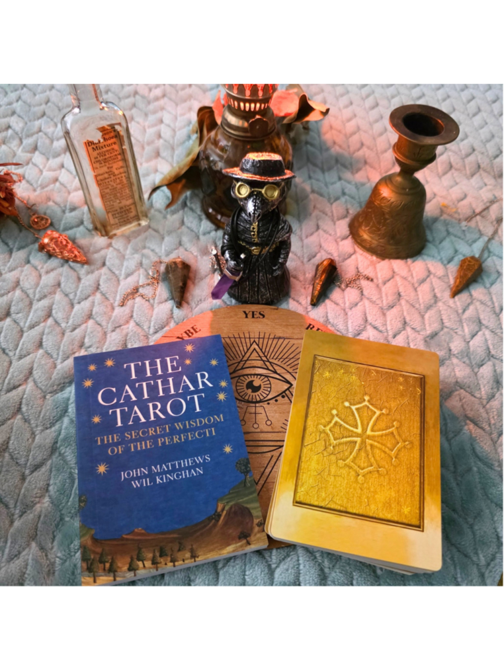 The Cathar Tarot Deck & Guidebook Set by John Matthews & Wil Kinghan